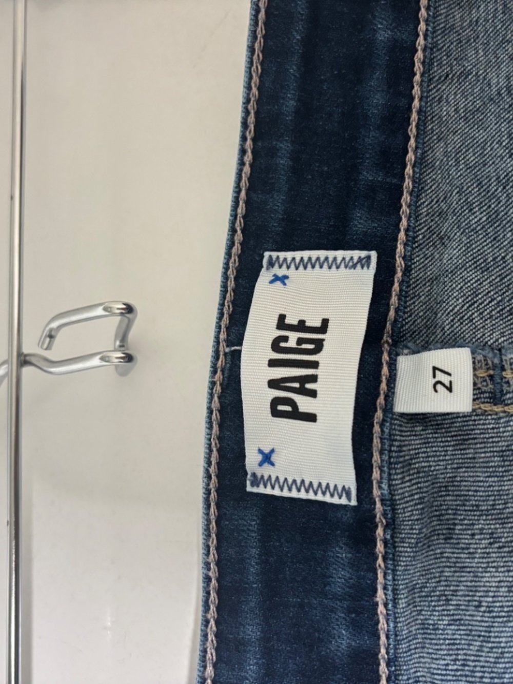 PAIGE Anessa Cropped Wide Leg Jeans Dark Wash High Rise - Picture 5 of 7